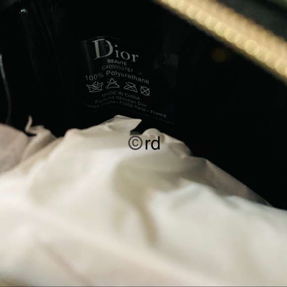 Dior Black & Gold Chain Wristlet Small new - Picture 5 of 7